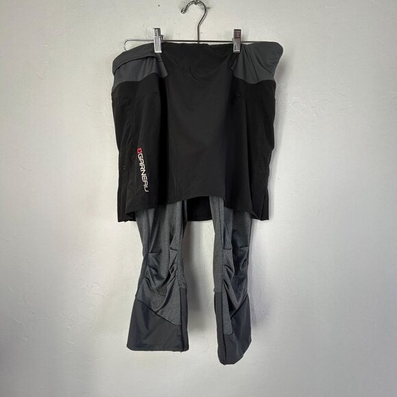 Louis Garneau Womens Cycling Rio Knickers Slim Flex Black/Grey Large Stretch New - Picture 1 of 11